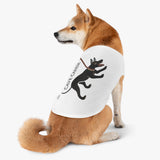 Ancient Roman Warning Print Pet Tank — Cute Leaping Pup Graphic for Small Dogs