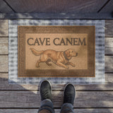 Doormat — "Cave Canem" Vintage Guard Dog Coir Doormat
