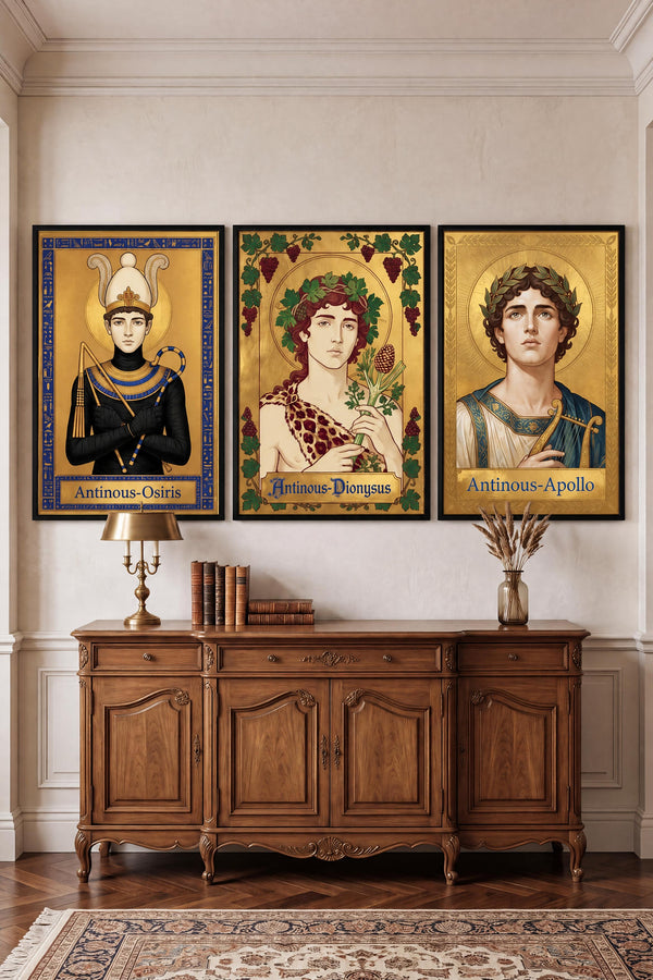 Sacred Icon Prints - 3 Canvas Bundle - Framed