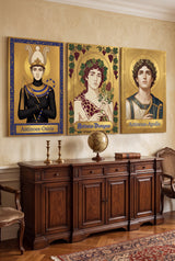 Sacred Icon Prints - 3 Canvas Bundle