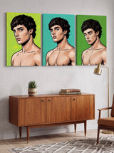 Antinous of Delphi DotArt - 3 Canvas Bundle