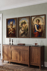 Renaissance Devotional Prints - 3 Canvas Bundle Framed